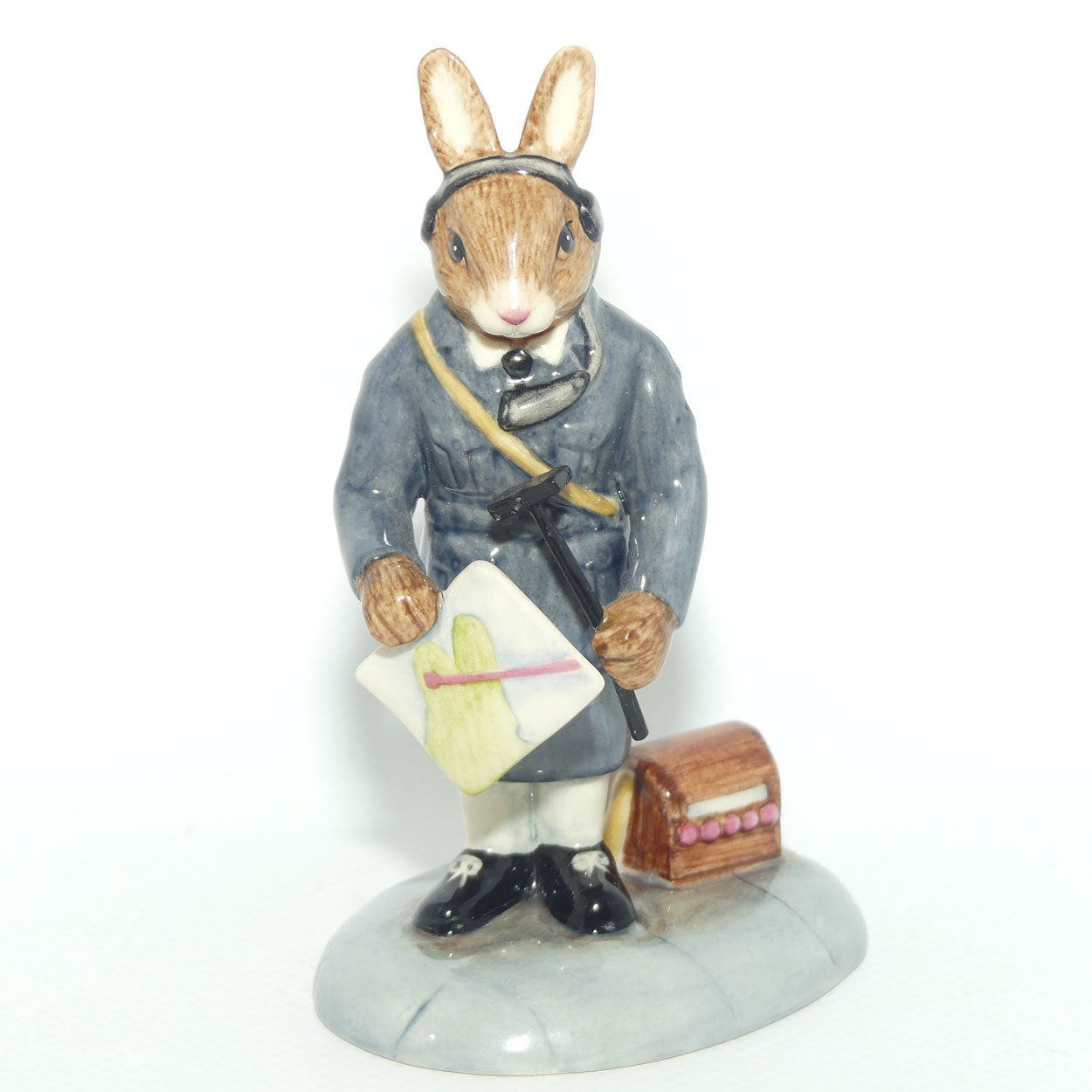 DB382 Royal Doulton Bunnykins World War II | Air Controller | signed