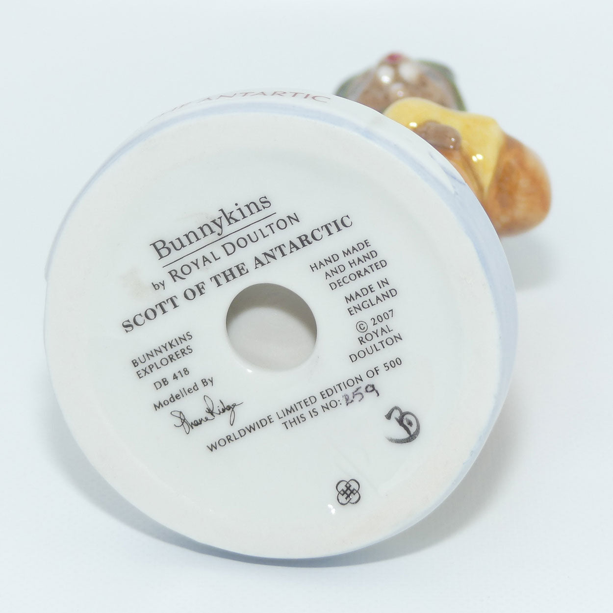 DB418 Royal Doulton Bunnykins Scott of the Antarctic | LE259/500 