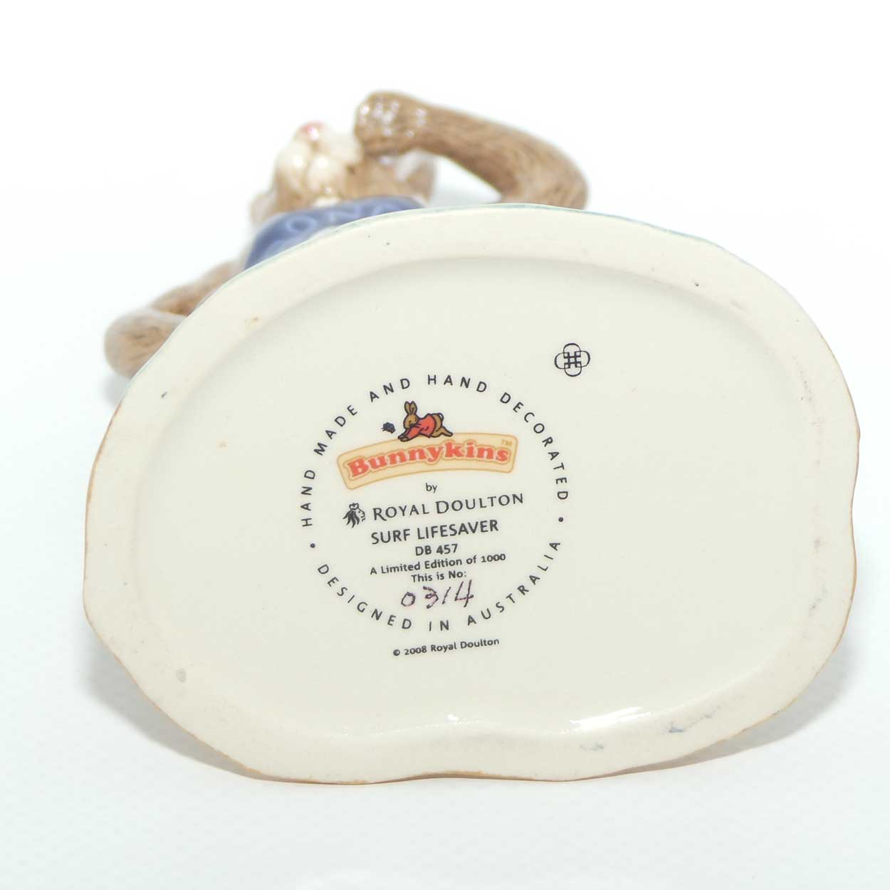 DB457 Royal Doulton Bunnykins Surf Lifesaver | Box + Cert | LE314/1000