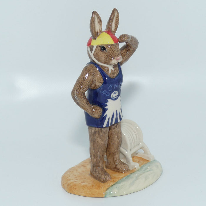 DB457 Royal Doulton Bunnykins Surf Lifesaver | signed | Box + Cert | #697