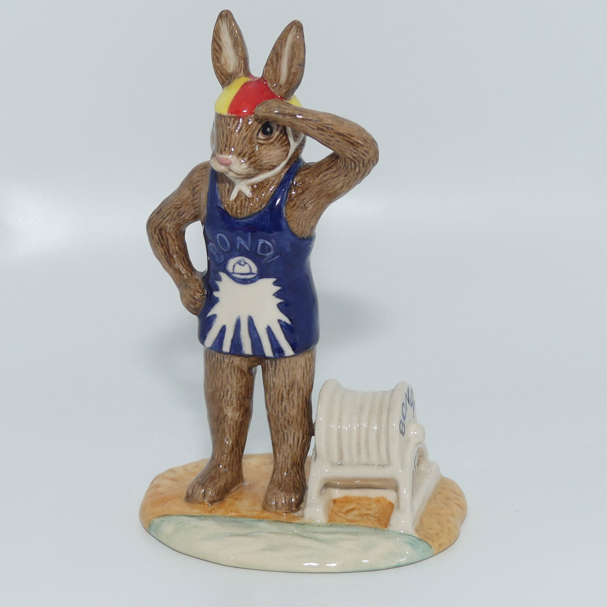 DB457 Royal Doulton Bunnykins Surf Lifesaver | signed
