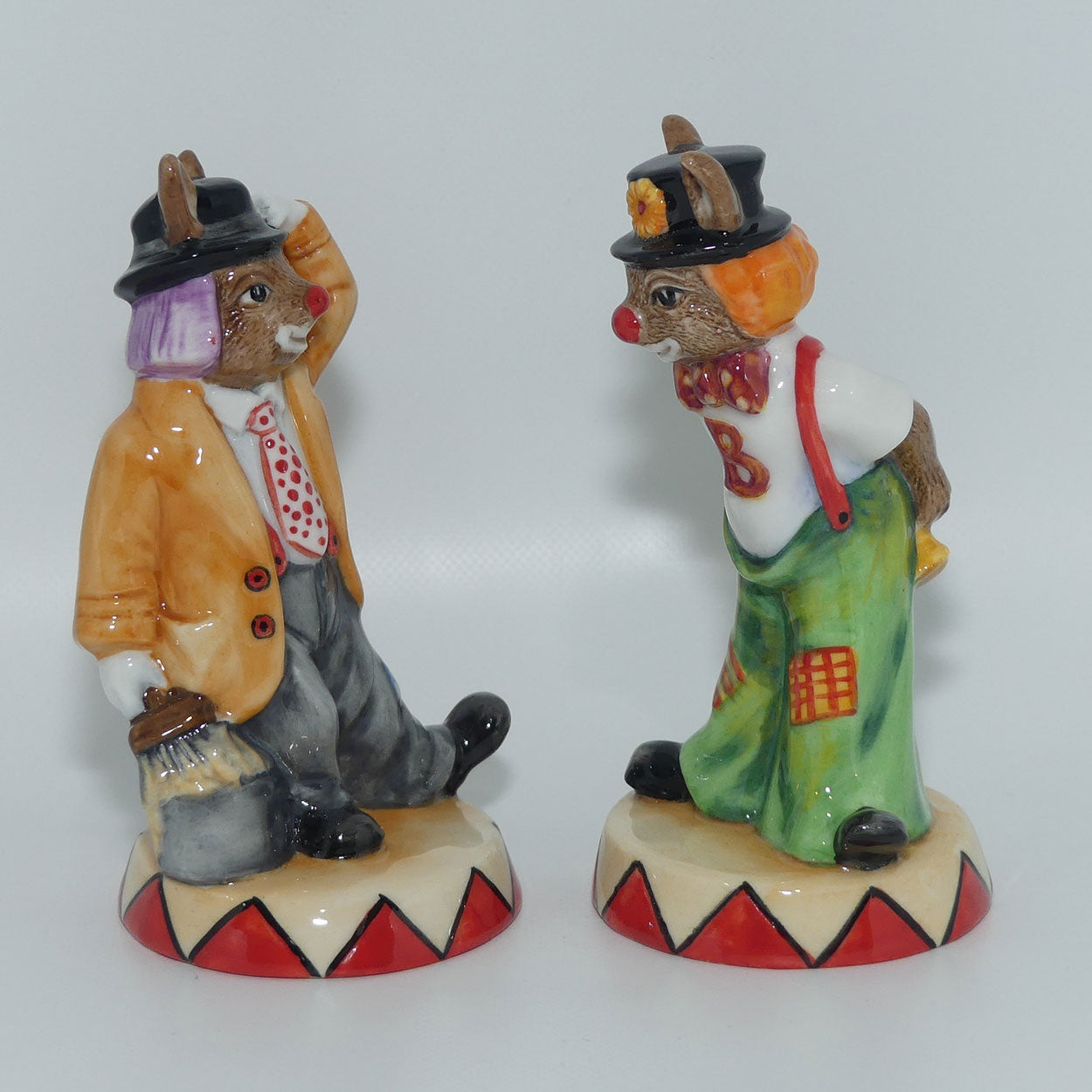 DB468 and DB469 Royal Doulton Bunnykins Slapdash & Tiptoe set | Matched Pair 386/500