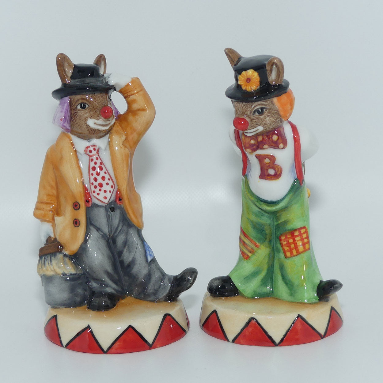 DB468 and DB469 Royal Doulton Bunnykins Slapdash & Tiptoe set | Matched Pair 386/500
