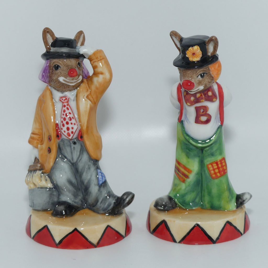 DB468 and DB 469 Royal Doulton Bunnykins Slapdash & Tiptoe set