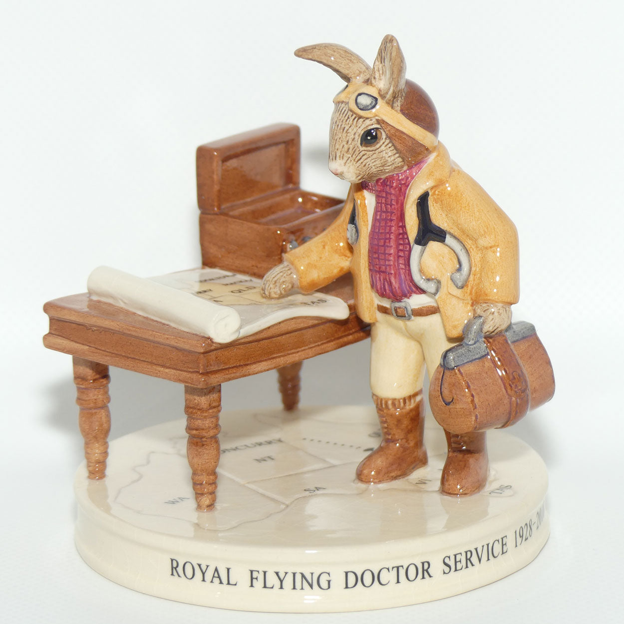 DB468 Royal Doulton Bunnykins Flying Doctor Bunnykins | LE 147/1000 + Box + Cert