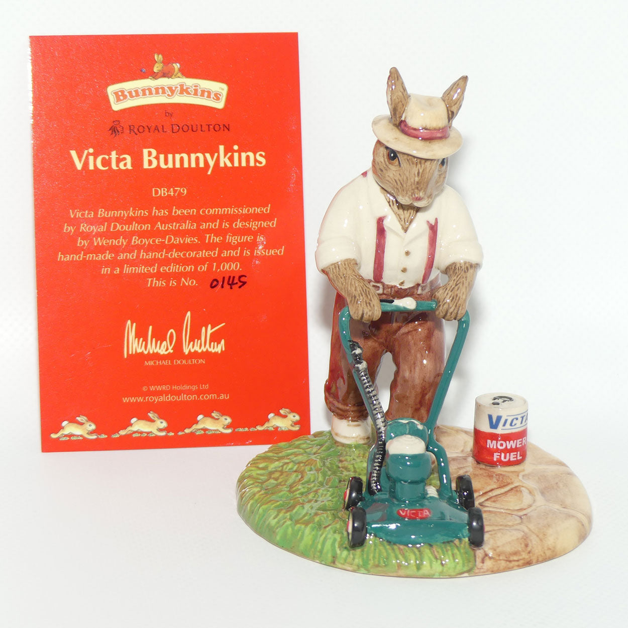 DB479 Royal Doulton Bunnykins Victa Bunnykins | LE 145/1000 + Box + Cert