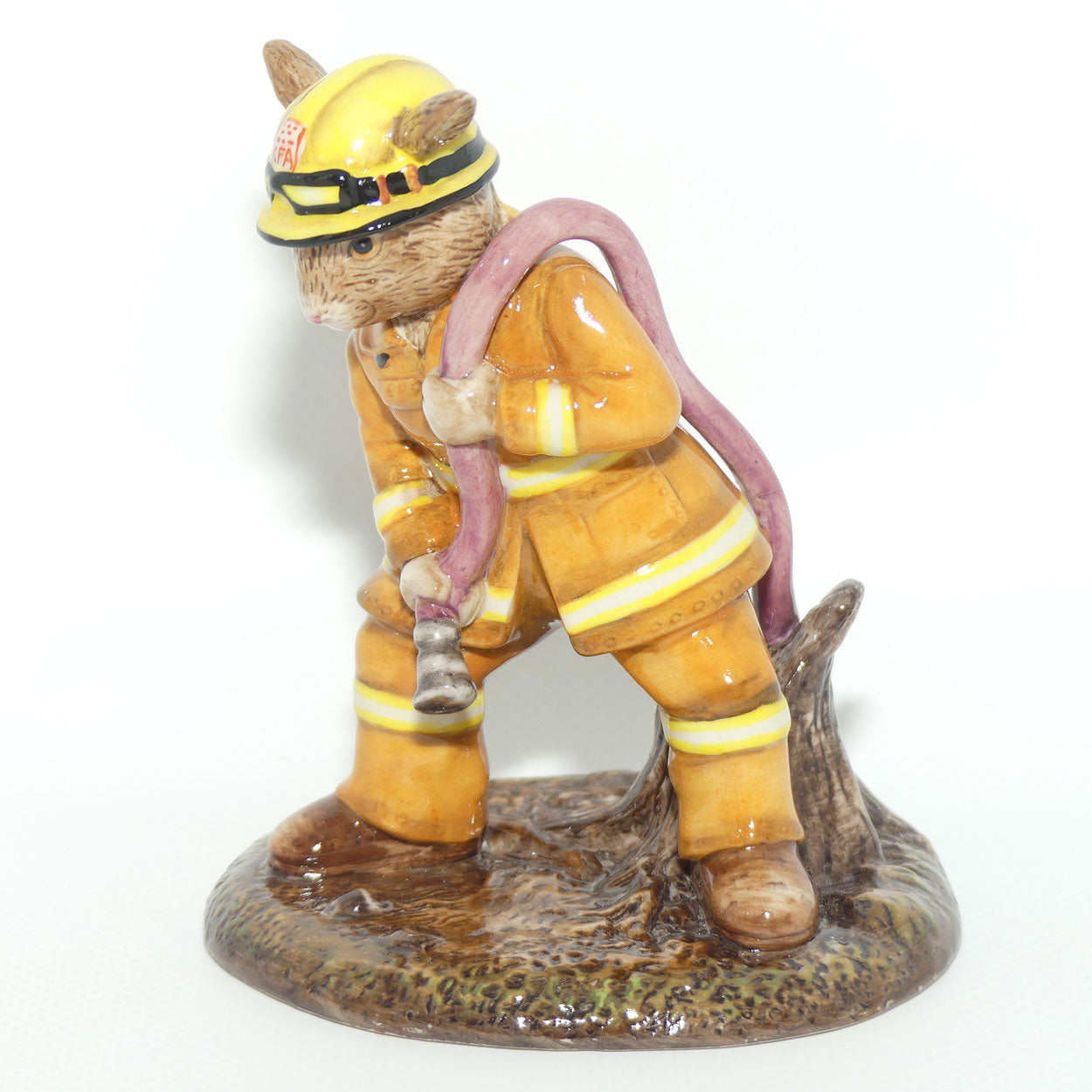 DB489 Royal Doulton Bunnykins Bush Fire Fighter Bunnykins | Box + Cert + Signed | LE 220/1000