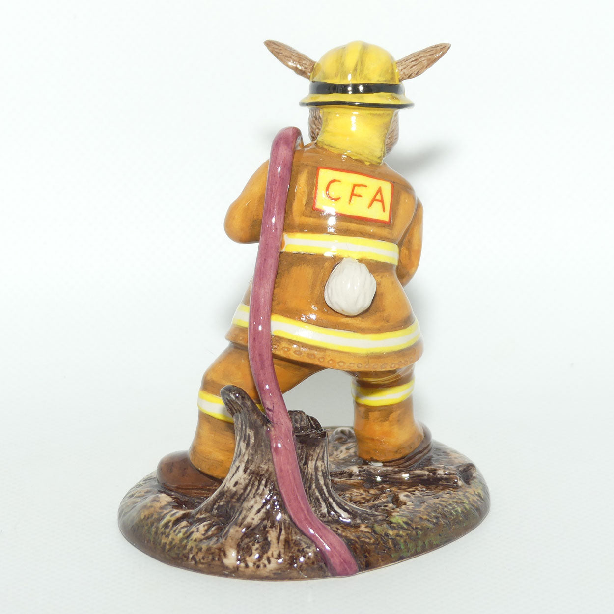 DB489 Royal Doulton Bunnykins Bush Fire Fighter Bunnykins | Box + Cert + Signed | LE 362/1000