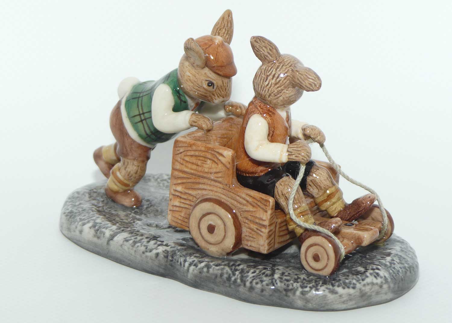 DB491 Royal Doulton Bunnykins Billycart | LE 604/1000 | mint example