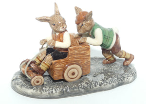 DB491 Royal Doulton Bunnykins Billycart | signed | LE624/1000