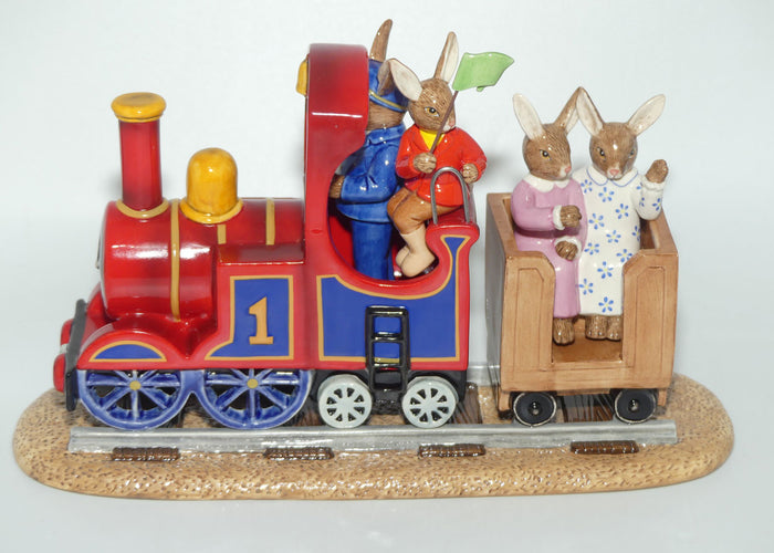 DB495 Royal Doulton Bunnykins All Aboard tableau | LE 309/500 | box + Cert