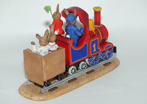 DB495 Royal Doulton Bunnykins All Aboard tableau | LE 309/500 | box + Cert