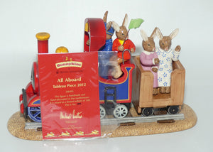 DB495 Royal Doulton Bunnykins All Aboard tableau | LE 309/500 | box + Cert