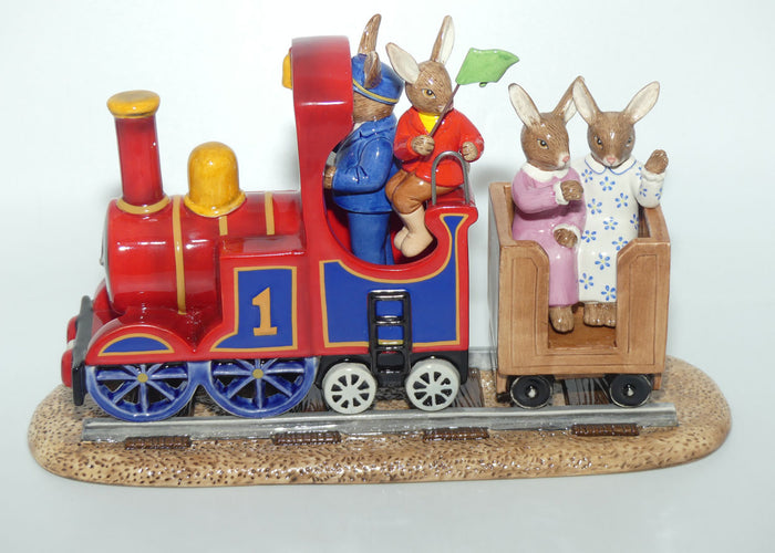 DB495 Royal Doulton Bunnykins All Aboard tableau | LE 320/500 | box + Cert