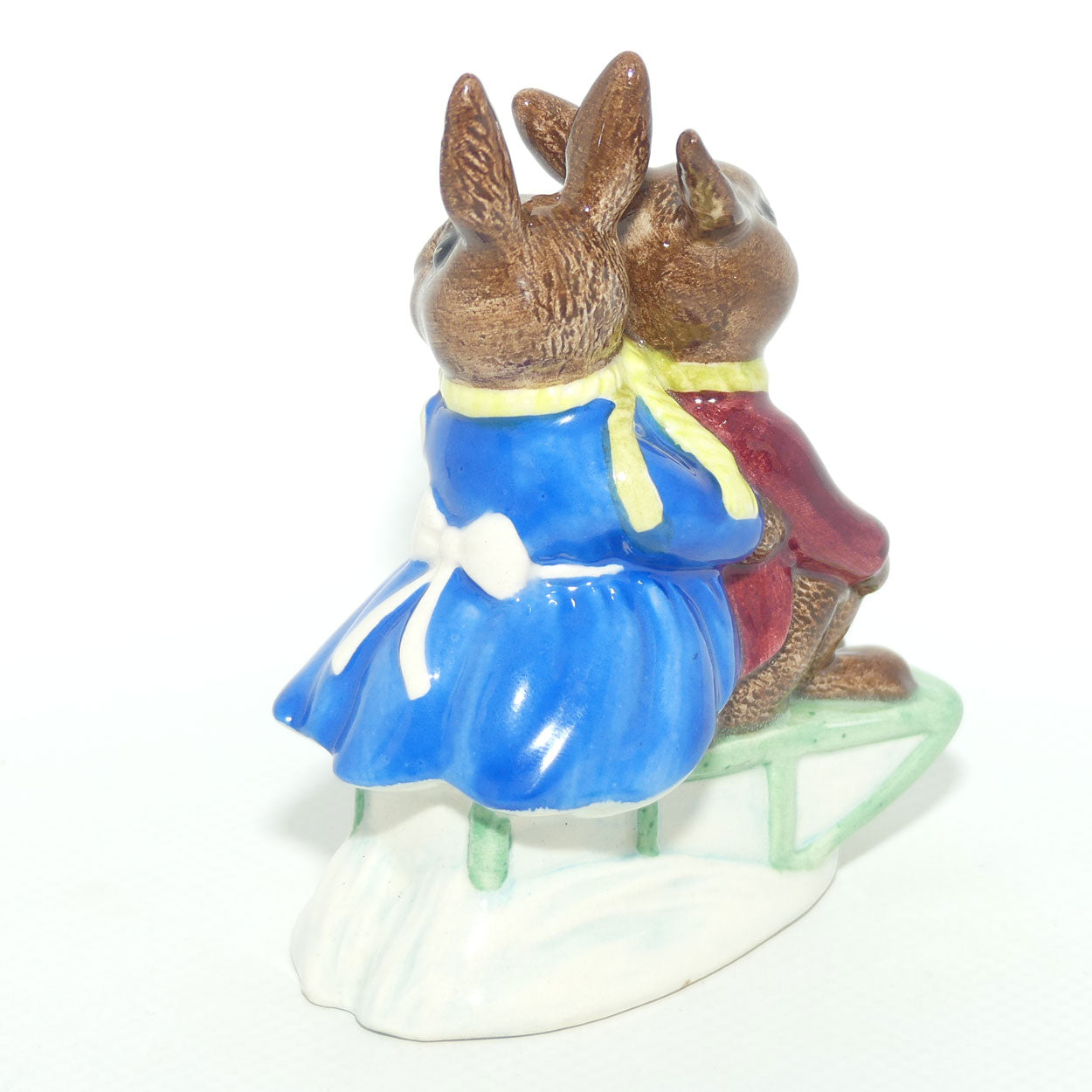 DB004 Royal Doulton Bunnykins Billie & Buntie Sleigh Ride | BK 2 | figure only