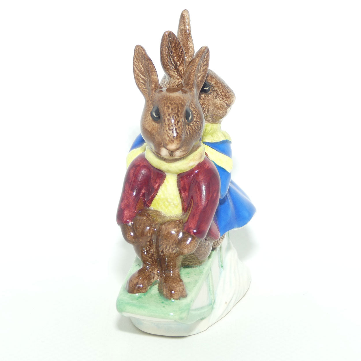 DB004 Royal Doulton Bunnykins Billie & Buntie Sleigh Ride | BK 2 | figure only