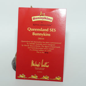 DB504 Royal Doulton Bunnykins Queensland SES | LE116/1000 | boxed