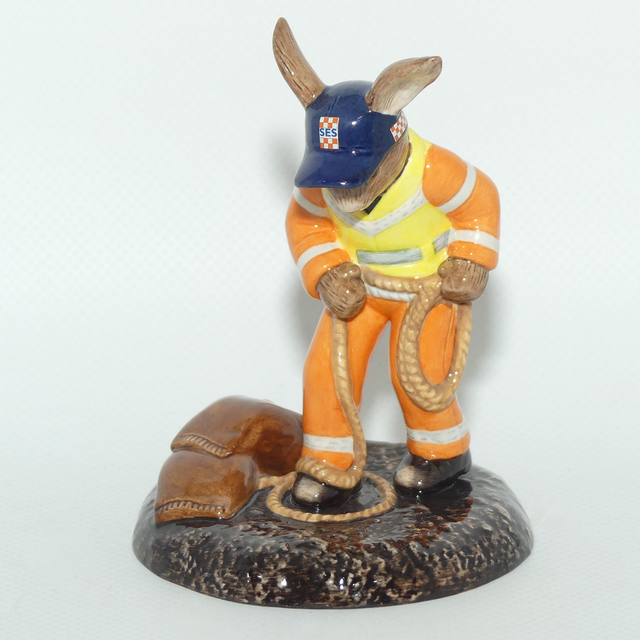 DB504 Royal Doulton Bunnykins Queensland SES | LE 338/1000 | Box + Cert