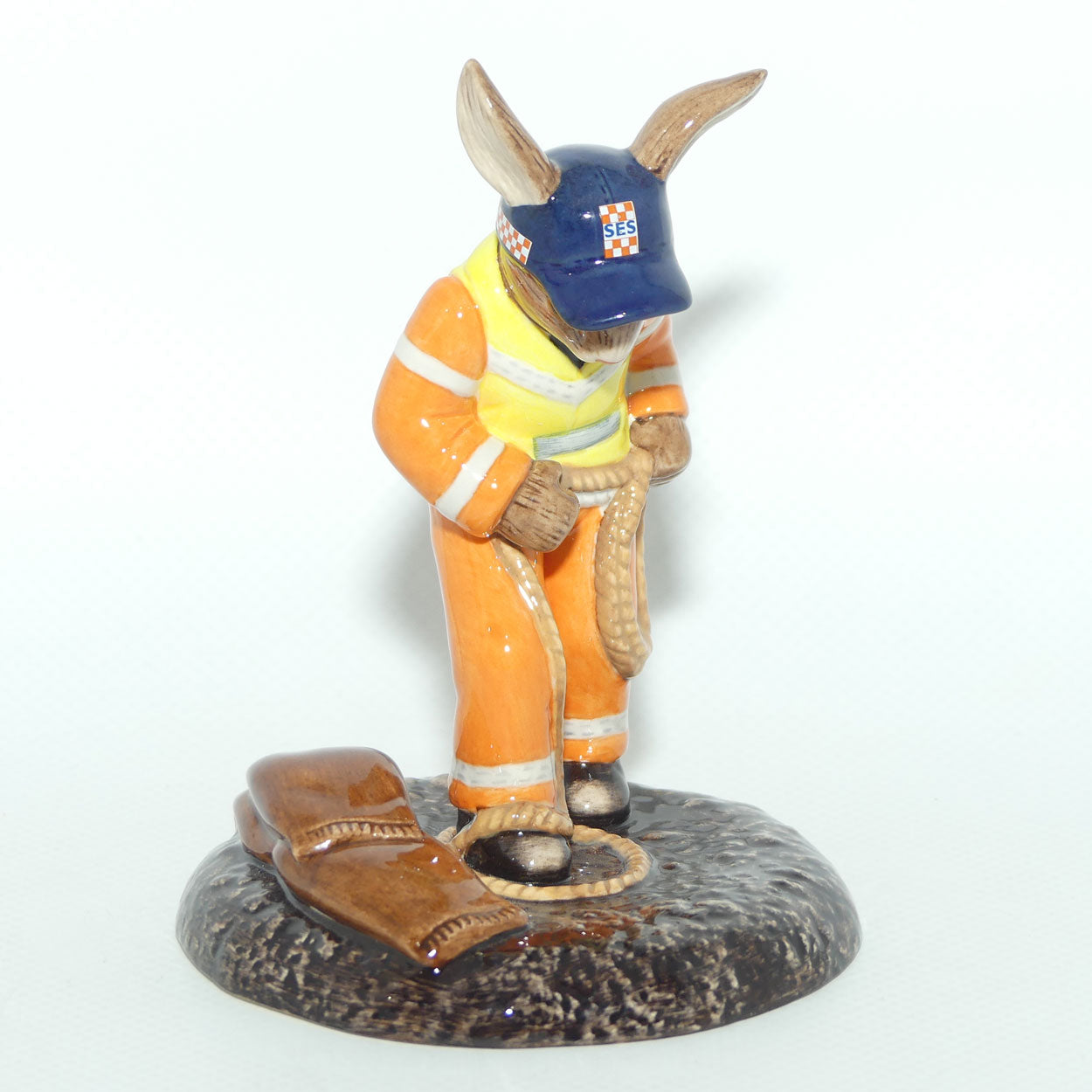 DB504 Royal Doulton Bunnykins Queensland SES | LE 338/1000 | Box + Cert