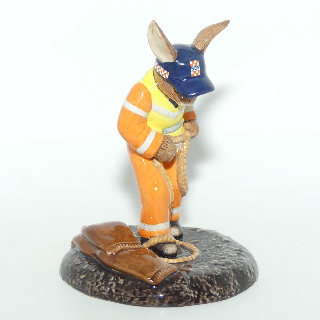 DB504 Royal Doulton Bunnykins Queensland SES | LE 338/1000 | Box + Cert