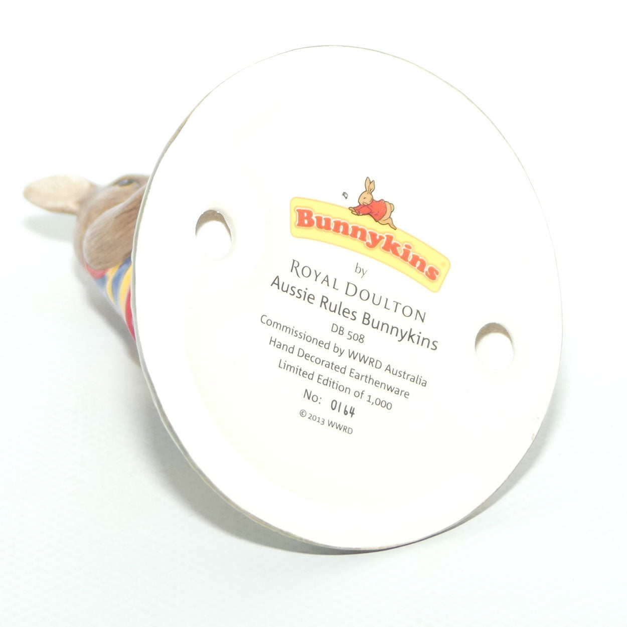 DB508 Royal Doulton Bunnykins Aussie Rules | LE 164/1000 | Box + Cert
