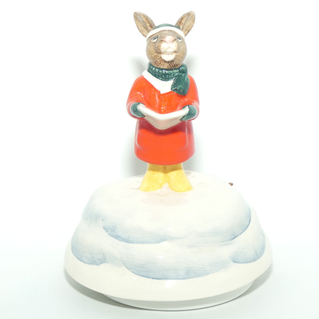 DB053 Royal Doulton Bunnykins Carol Singer Music Box