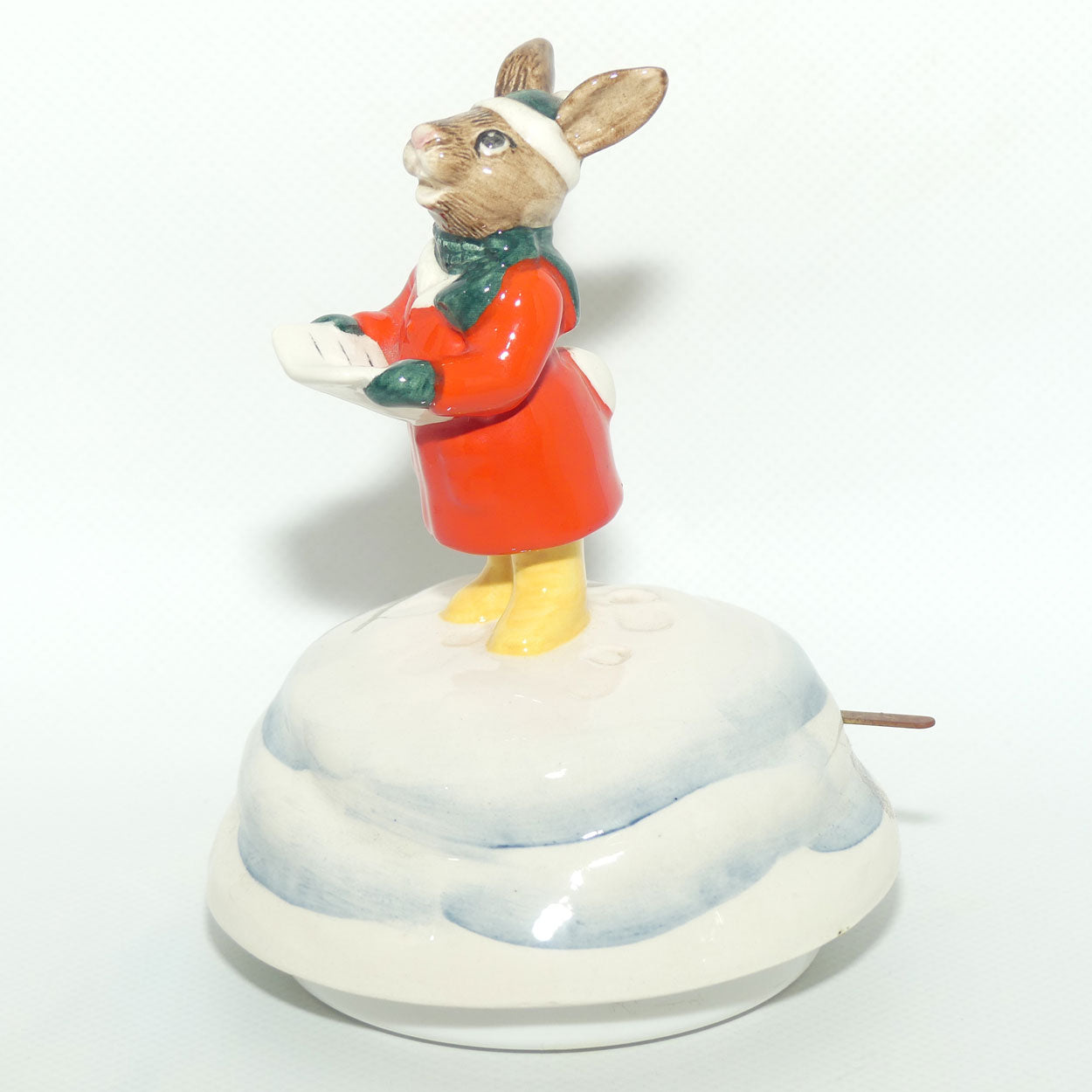 DB053 Royal Doulton Bunnykins Carol Singer Music Box