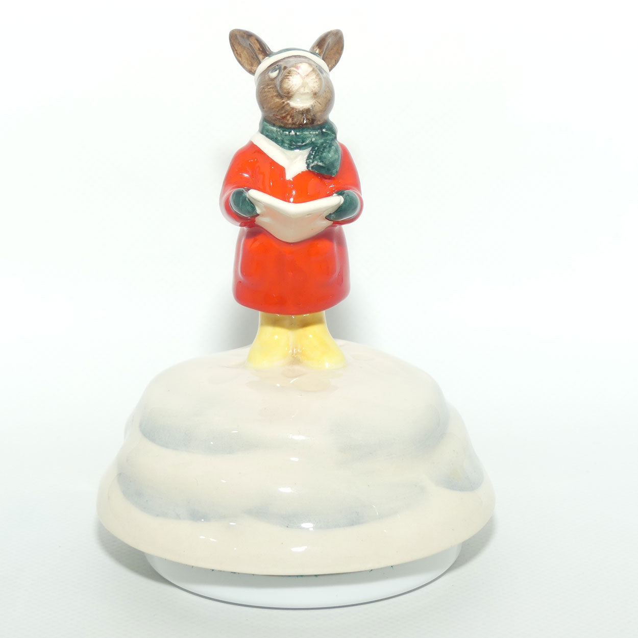 DB053 Royal Doulton Bunnykins Carol Singer Music Box | boxed