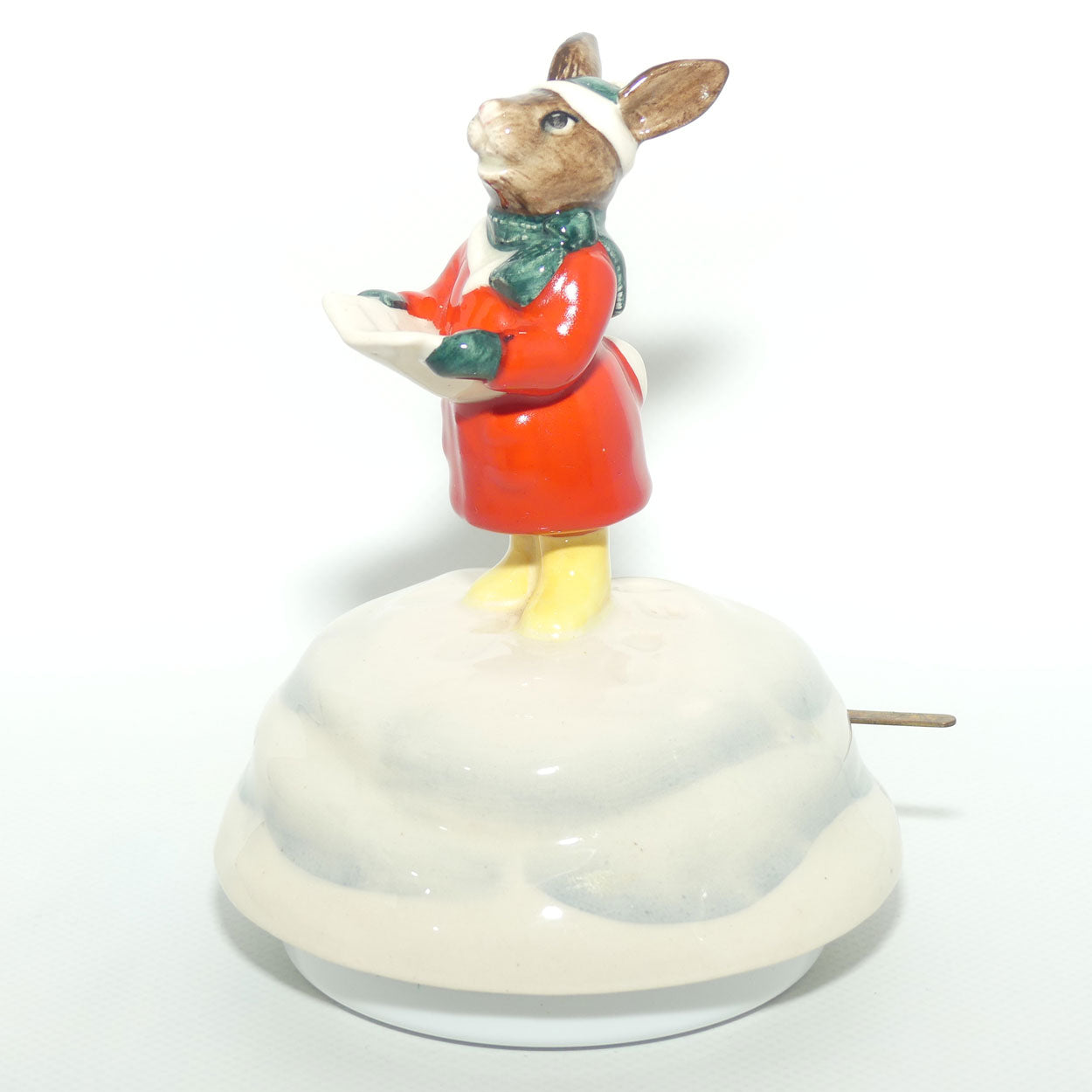 DB053 Royal Doulton Bunnykins Carol Singer Music Box | boxed