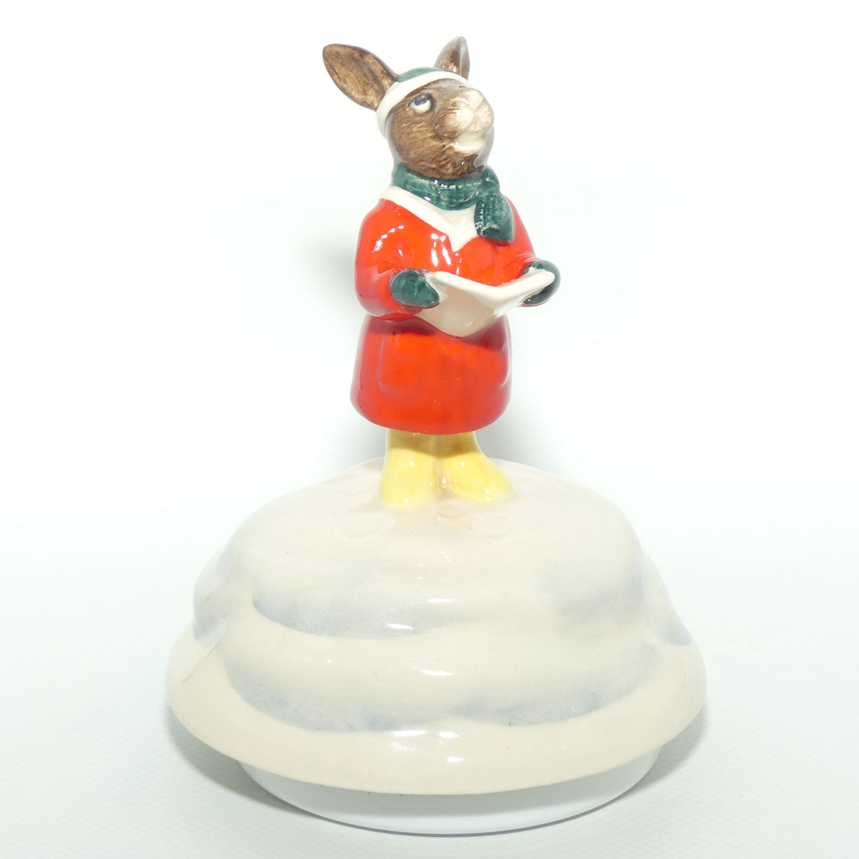 DB053 Royal Doulton Bunnykins Carol Singer Music Box | boxed