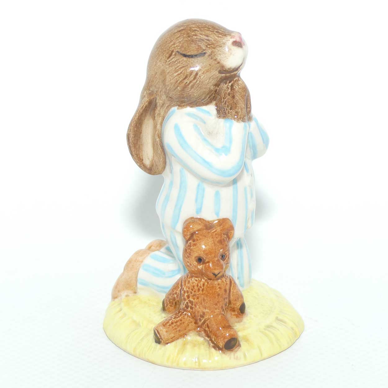 DB055 Royal Doulton Bunnykins Bedtime | White & Blue | no box