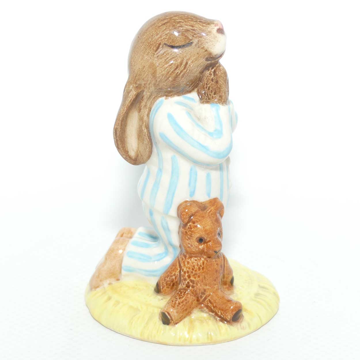 DB055 Royal Doulton Bunnykins Bedtime | White & Blue | no box