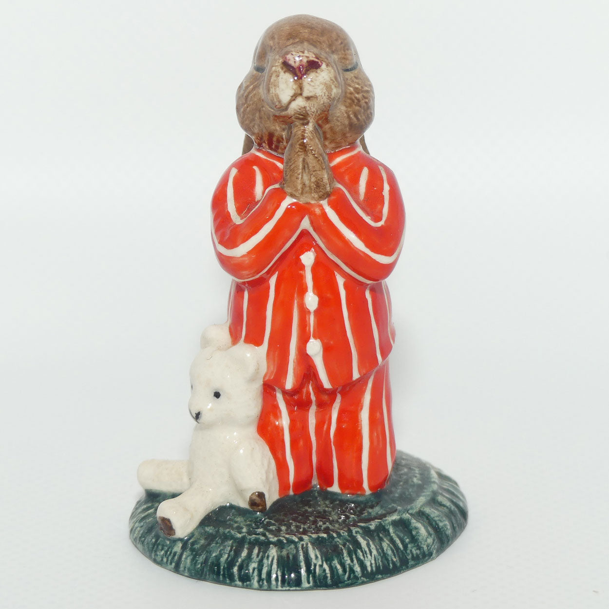 DB063 Royal Doulton Bunnykins Bedtime | Red & White | No box