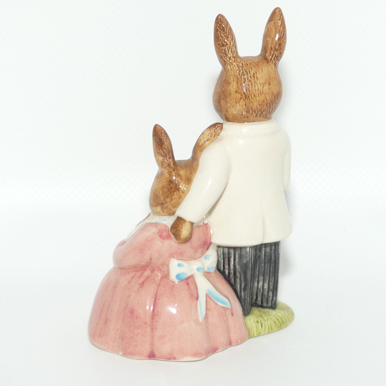 DB067 Royal Doulton Bunnykins Family Photograph | White & Pink | #2 | signed Carol Wilbraham 3.26.88 | boxed