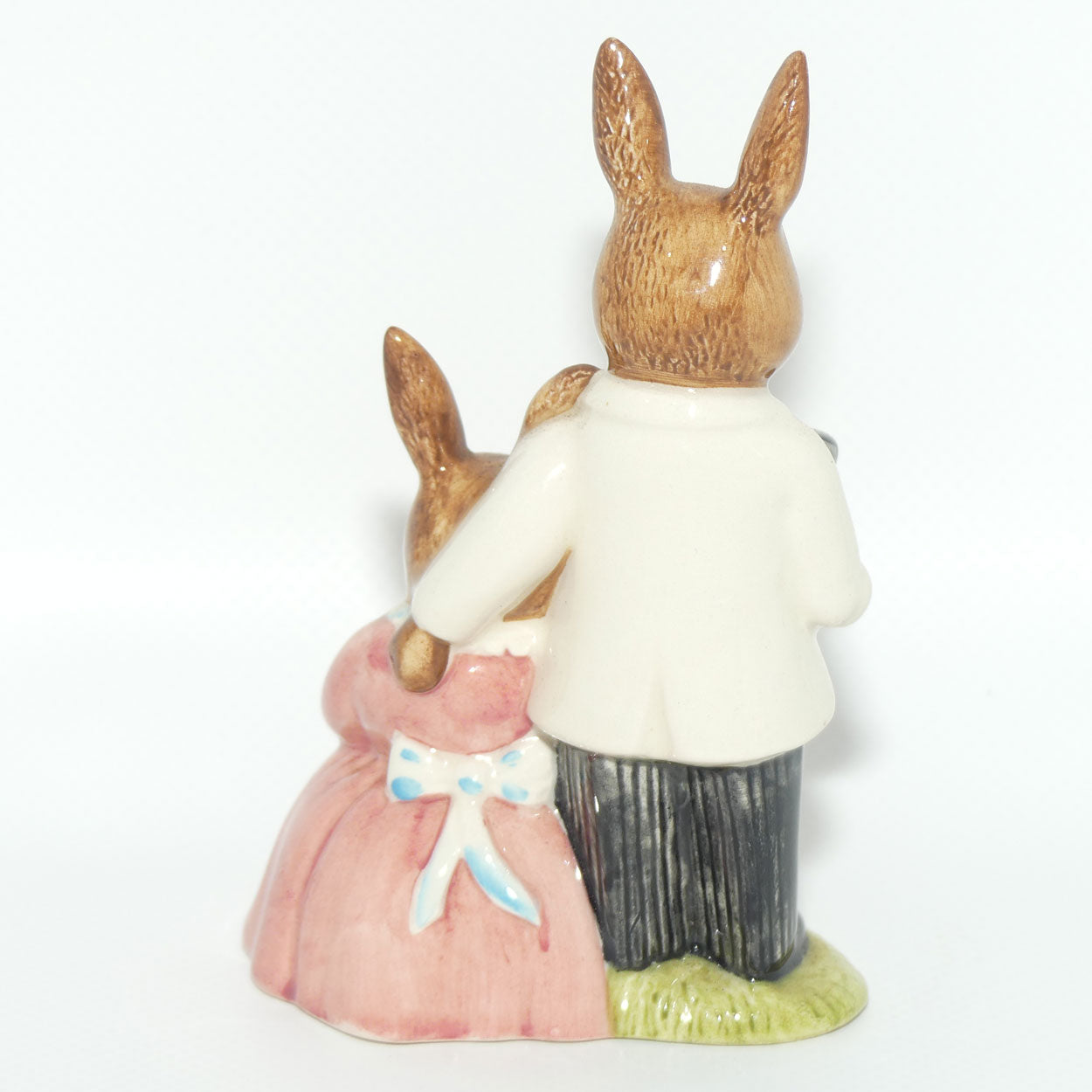 DB067 Royal Doulton Bunnykins Family Photograph | White & Pink | #2 | signed Carol Wilbraham 3.26.88 | boxed