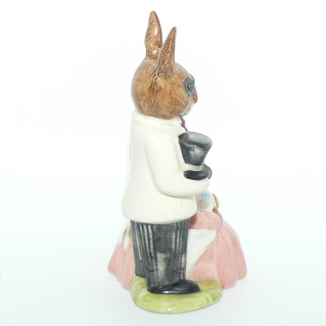 DB067 Royal Doulton Bunnykins Family Photograph | White & Pink | signed Michael Doulton | figure only