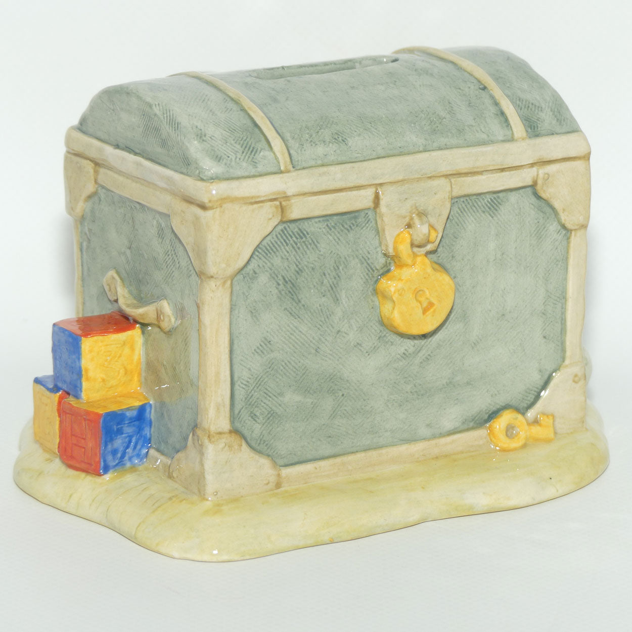 DBH35 Royal Doulton Brambly Hedge tableau figure | Wilfred and the Toy Chest Money Box  | boxed #2