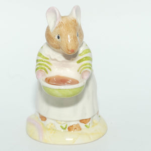 DBH11 Royal Doulton Brambly Hedge figure | Mrs Toadflax | Orange Bowl