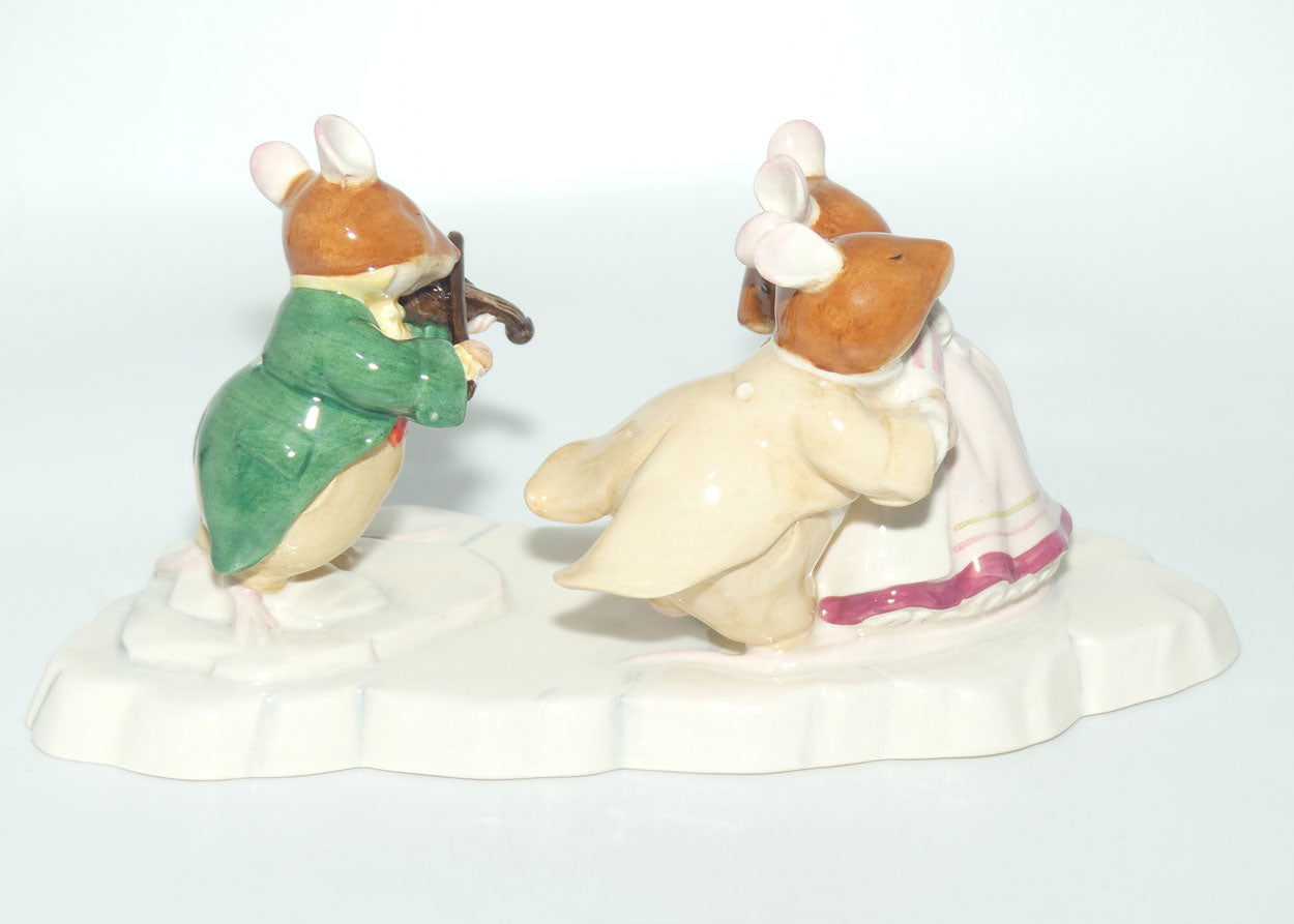 DBH30 Royal Doulton Brambly Hedge tableau figure | The Ice Ball | LE 1862/3000 | box + Cert