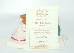 DBH30 Royal Doulton Brambly Hedge tableau figure | The Ice Ball | LE 1862/3000 | box + Cert