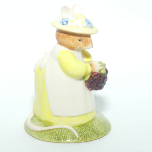 DBH33 Royal Doulton Brambly Hedge figure | Primrose Picking Berries | signed | Boxed