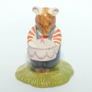 DBH49 Royal Doulton Brambly Hedge figure | Wilfred's Birthday Cake | boxed