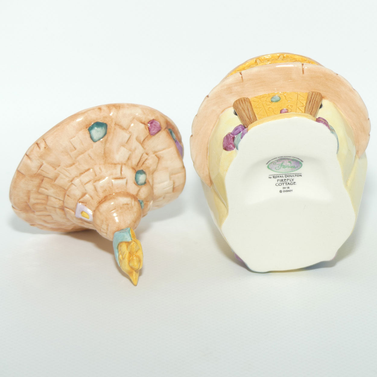 DF18 Royal Doulton Disney | Fairies series | Firefly Cottage trinket box