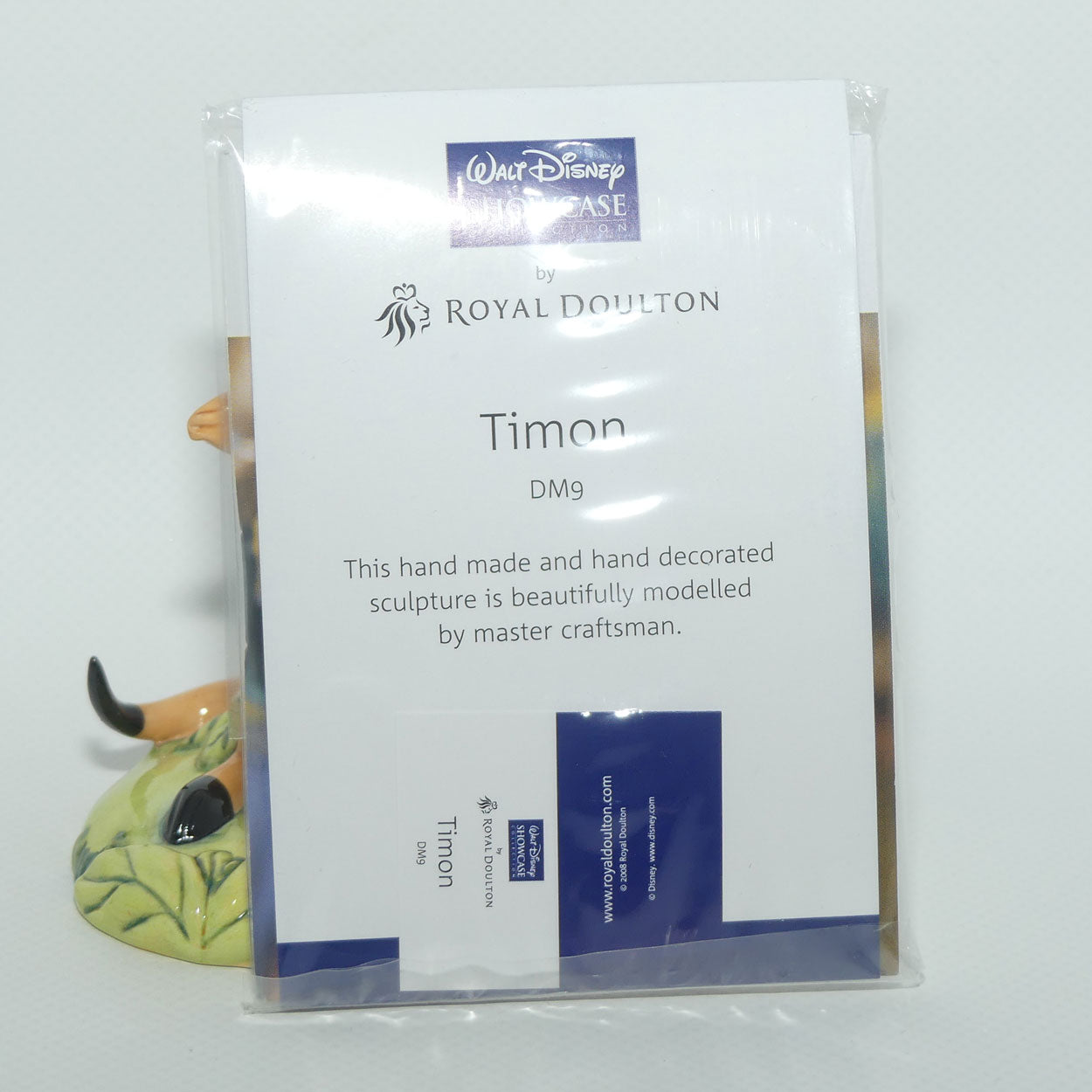 DM09 Royal Doulton Walt Disney Showcase | The Lion King figure | Timon | boxed
