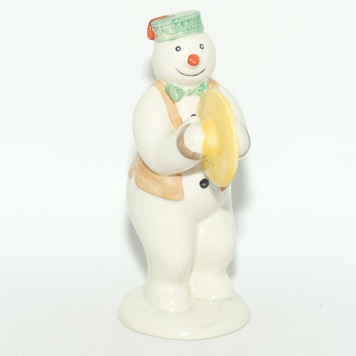 DS14 Royal Doulton Snowman figure Cymbal Player Snowman