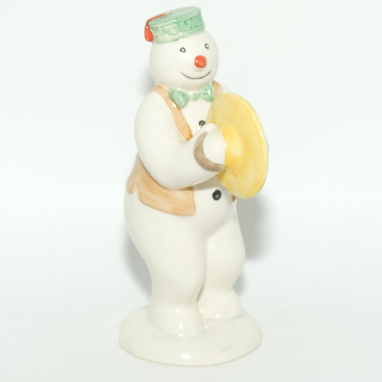 DS14 Royal Doulton Snowman figure Cymbal Player Snowman