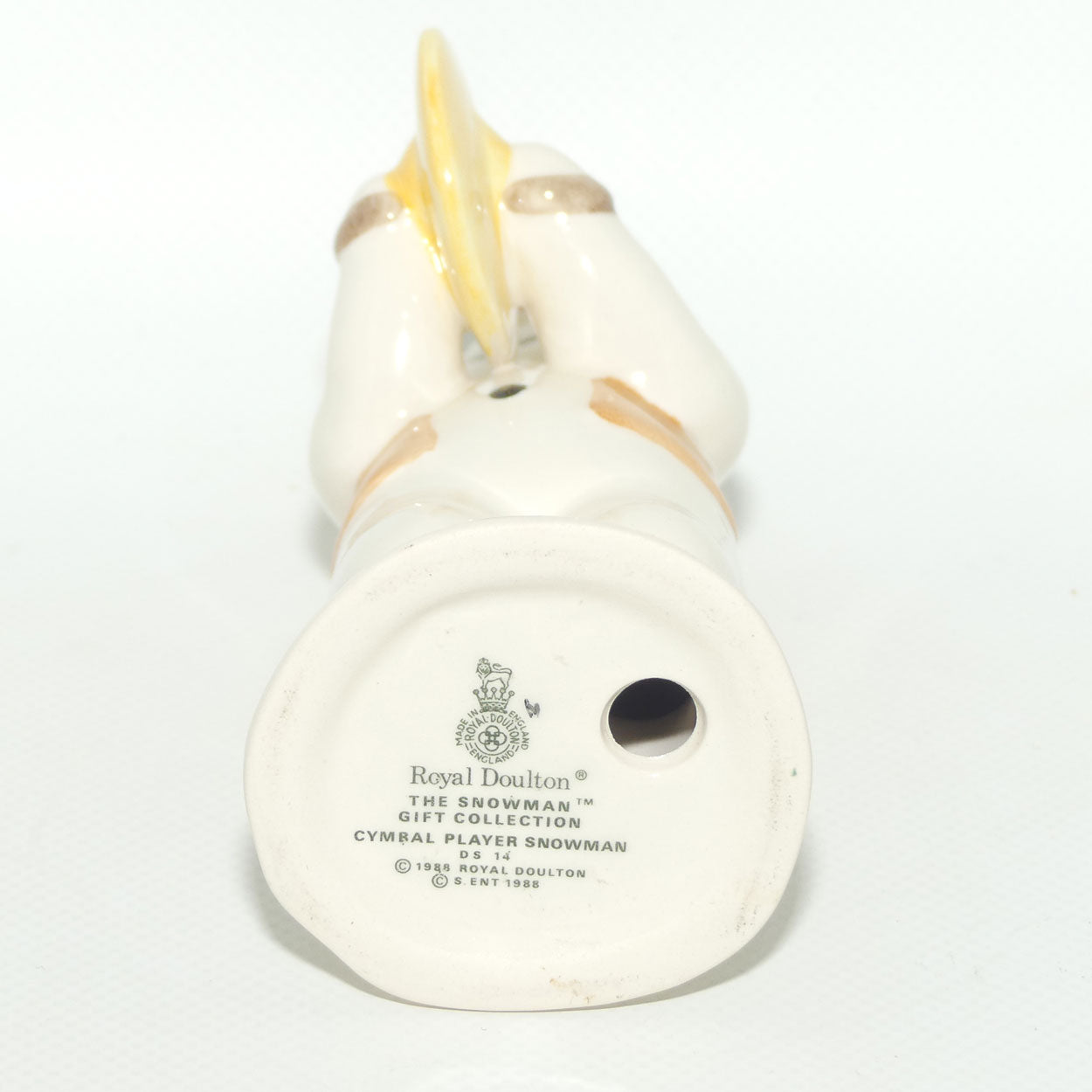 DS14 Royal Doulton Snowman figure Cymbal Player Snowman
