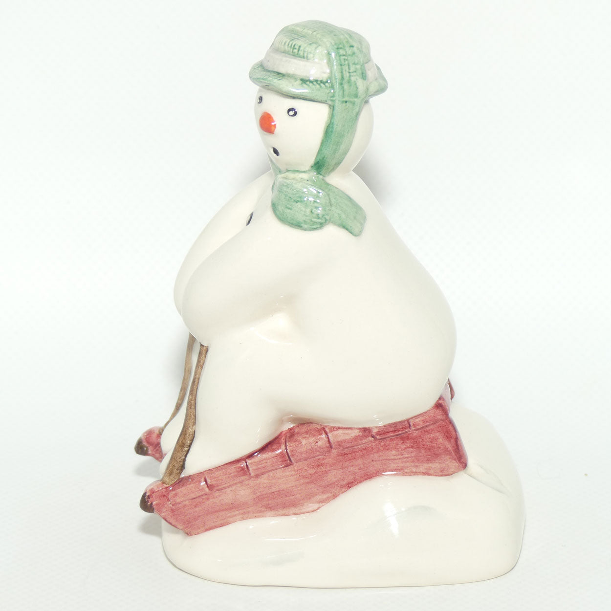 DS20 Royal Doulton Snowman figure The Snowman Toboganning