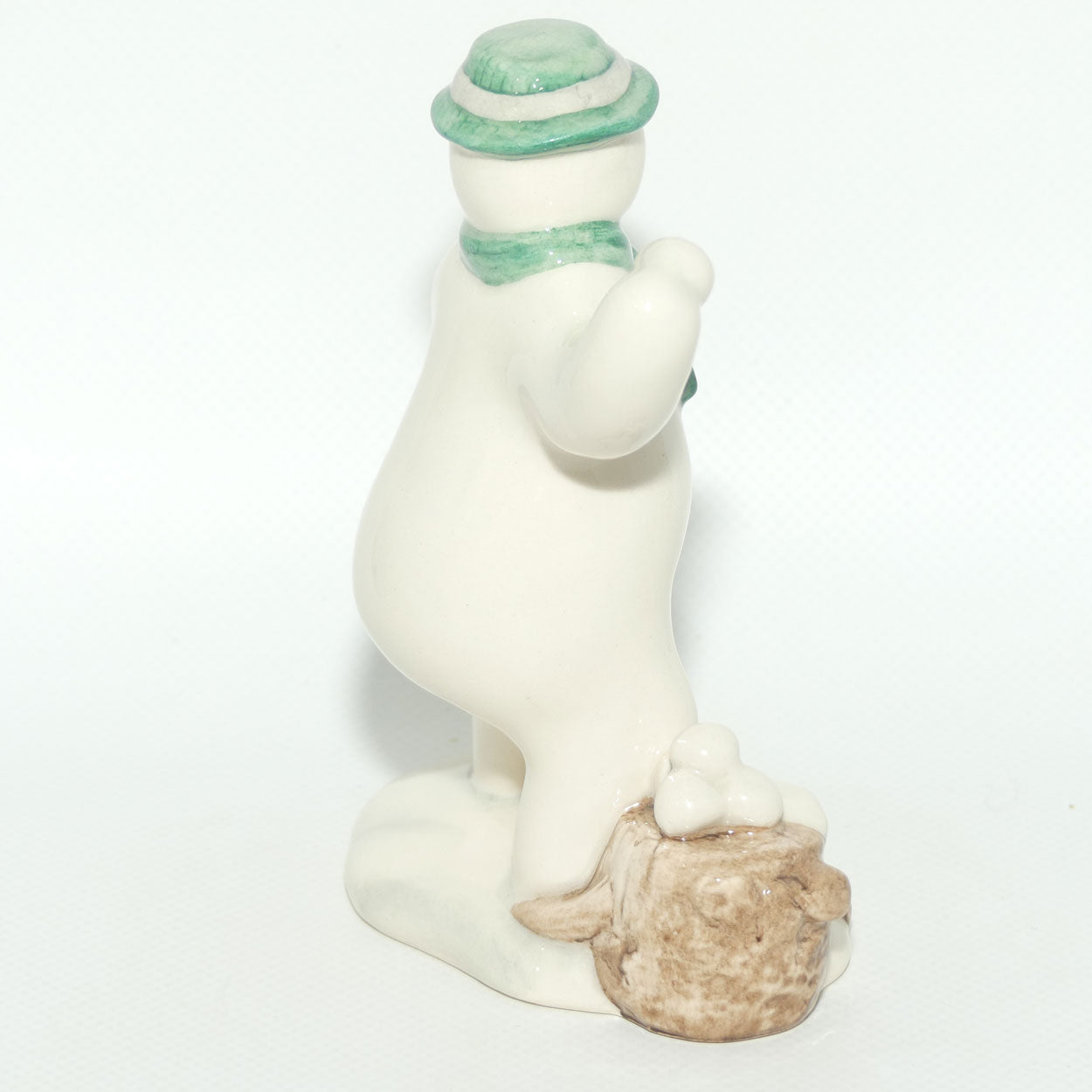 DS22 Royal Doulton Snowman figure The Snowman Snowballing