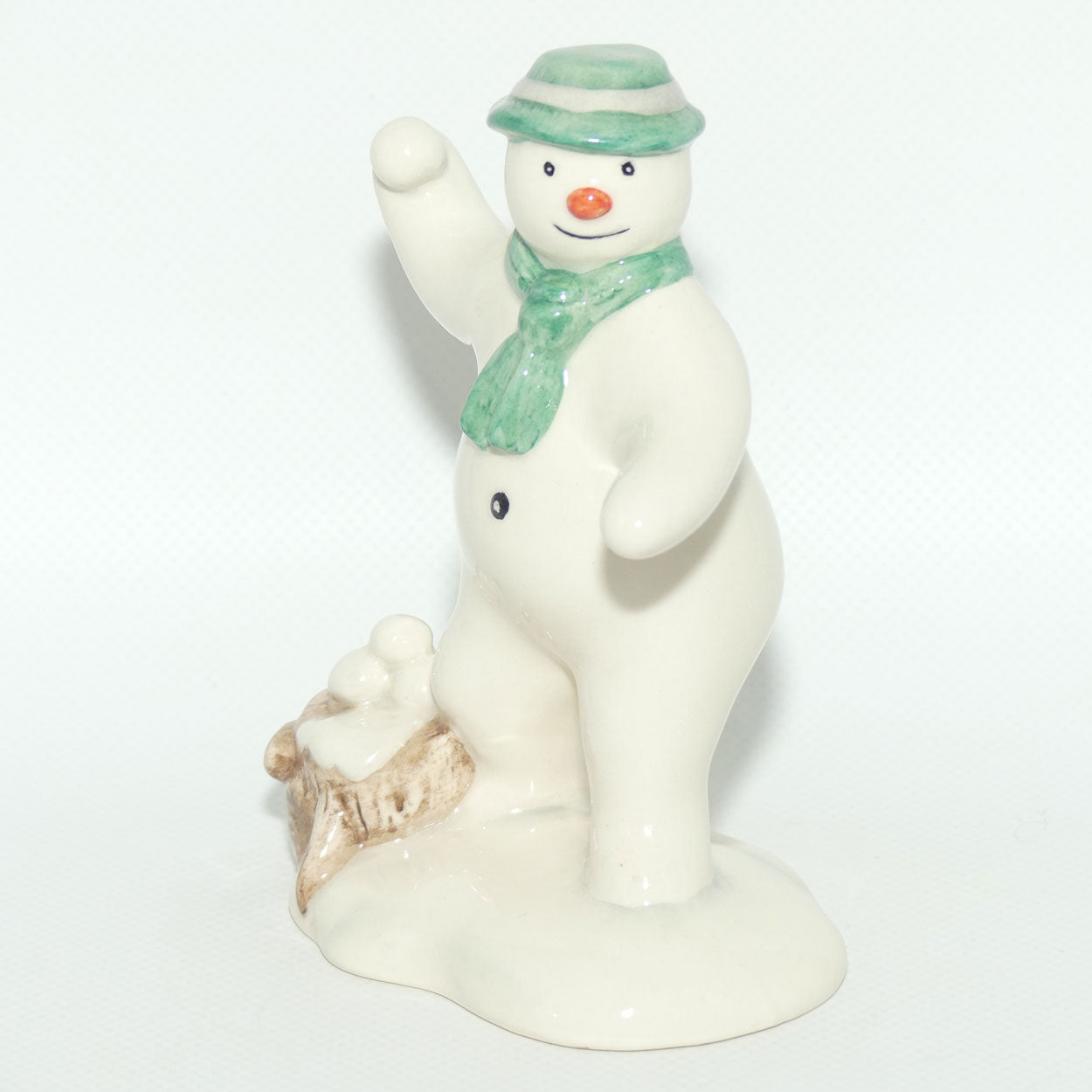 DS22 Royal Doulton Snowman figure The Snowman Snowballing